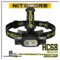 NITECORE HC68 (2000 Lumens) High Performance Duel Beam E-Focus Headlamp