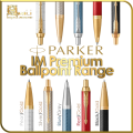 PARKER IM PREMIUM Ballpoint Pen - Black/Gold Finish with Anodization Gold Trim