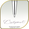 PARKER QUINKFLOW Economy Ballpoint Pen Refill BlisterPack of 2 (Black/Medium)