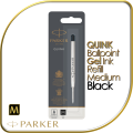 PARKER QUINK Ballpoint Pen Gel Refill x1 (Black/Medium)