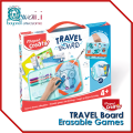MAPED CREATIV TRAVEL BOARD - Erasable Games Animals (Suitable for Age 4+)