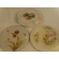 SARCE 3 x PORCELAIN WARM DISH OR COFFEE POT PLATES IN GOOD CONDITION, REAL WOW ITEMS!!!