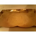 STUNNING BRASS TRAY IN PEFECT CONDITION, GREAT ITEM FOR A TROPHY OR DISPLAY, SEE BELOW!!