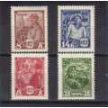 1928 USSR - "10th ANNIV. OF RED ARMY"  UMM SET,  CAT. VALUE R450+ ,SEE BELOW.