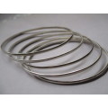 BEAUTIFUL - SOLID 925. STERLING SILVER 2mm BANGLE (5x AVAILABLE) SEE BELOW FOR INFO