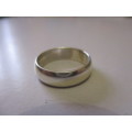 QUALITY NEW 925. STERLING SILVER 5mm D-SHAPE BAND - FOR SIZE`S AVAILABLE PLEASE BELOW.