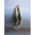 STUNNING NEW 925. STERLING SILVER RUSSIAN BAND - SIZE R - SEE and READ BELOW.