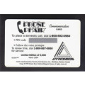 SCARCE USA PREPAID PHONE CARD- SAN FRANCISCO - ONLY 5000 ISSUED - CAT. VALUE R800+ ,SEE SCANS.