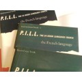 4 x FRENCH LANGUAGE COURSE BOOKS `ENGLISH-FRANCE`  - READ BELOW.