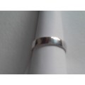 QUALITY - SOLID 925. STERLING SILVER 4mm FLAT BAND - FOR SIZE`S AVAILABLE PLEASE READ BELOW