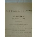 1930 Proceedings and List of Members- SA Chemical Institute