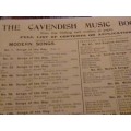 OLD `THE CAVENDISH MUSIC BOOK` - TEN SHORT PIECES FOR PIANOFORTE - PLEASE READ BELOW FOR MORE INFO