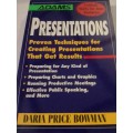 #`PRESENTATIONS -CRITICAL SKILLS FOR YOUR BUSINESS` - BY D.PRICE BOWMAN -SEE and READ BELOW FOR INFO