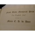 1948 Thorndike English Dictionary - Frank Blake Prize 1947 - See below for details