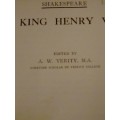 1922 "King Henry V" by Kenneth Shakespeare - Vintage Hardcover Book