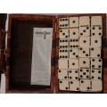 1980`s - QUALITY DOMINOES SET IN SMALL CASE - NEVER USED - SEE BELOW.