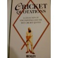 `CRICKET QUOTATIONS` A COLLECTION OF BEST CRICKET QUOTES - PLEASE READ BELOW FOR INFO