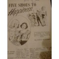 1960 - FLEETWAY LIBRARY No.336 `FIVE SHOES TO HAPPINESS -BY JANET McKIBBIN -READ BELOW FOR MORE INFO