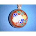 RARE and BEAUTIFUL ANTIQUE SERLING SILVER AND ENAMEL LOCKED - WEIGHT IS 5.5 Grams -PLEASE READ BELOW
