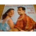 PAT and SHIRLEY BOONE  (SIDE BY SIDE) LP in very good condition - SEE AND READ BELOW.