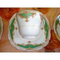 OLD 7x PIECE CREAM PETAL GRINDLEY ENGLAND PORCELAIN - SEE BELOW FOR CONDITION - PLEASE READ BELOW.