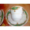 OLD 7x PIECE CREAM PETAL GRINDLEY ENGLAND PORCELAIN - SEE BELOW FOR CONDITION - PLEASE READ BELOW.