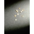 LOT OF 10x SMALL DIAMONDS - (ONE BID TAKE ALL) - SEE AND READ BELOW.
