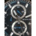 @- GREAT LOOKING STERLING MEN´S ANALOGUE WATCH, VERY GOOD CONDITION - SEE and READ BELOW.