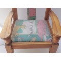 VINTAGE - SOLID MINIATURE (BABY OR DOLL) WOODEN CHAIR - PLEASE READ BELOW.