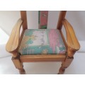VINTAGE - SOLID MINIATURE (BABY OR DOLL) WOODEN CHAIR - PLEASE READ BELOW.