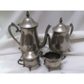 VINTAGE - STUNNING SILVER PLATED TEA SET IN VERY GOOD CONDITION - PLEASE READ BELOW FOR INFO.