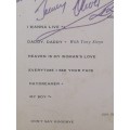 TOMMY OLIVER (WANNA LIVE) SIGNED BY HIM - VINYL IN VERY GOOD CONDITION - SEE BELOW FOR INFO.