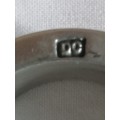 VINTAGE - HIGHLY COLLECTABLE DIANA CARMICHAEL PEWTER NAPKIN RING - PLEASE READ BELOW.