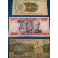 *Crazy R1 Start!!* Mixed Bank Note Lot