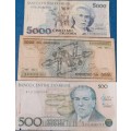 *Crazy R1 Start!!* Mixed Brasil Bank Note Lot