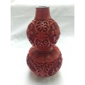 Vintage Cinnabar Vase