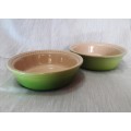 Le Creuset Pie Dishes (x2) - GREEN