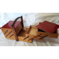 Vintage Sewing Box - 3 Tier