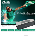 D-Link Wireless Bluetooth Speaker - White