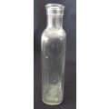 Empty glass medicine  bottle