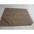Large brown  ground sheet / poncho  / cover 2.17 m by 1.73 m !!!!