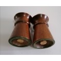 Salt and Pepper Shakers Wood