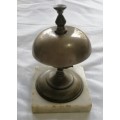 Concierge Bell On Marble Base