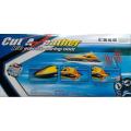 RC RADIO CONTROLLED RACING BOAT, TWIN MOTOR, WITH REMOTE, WITH RECHARGEABLE  BATTERY AND CHARGER