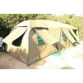 Campmor Safari Senior Bush Combo Canvas 5-person Dome Tent with Large Ext up to 6-person & Verandah
