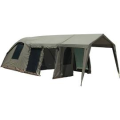 Campmor Safari Senior Bush Combo Canvas 5-person Dome Tent with Large Ext up to 6-person & Verandah