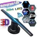 3D Hologram Advertising Fan Projector led,16gb flash card,with software display like new with remote