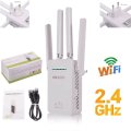 4 Antennas 300Mbps Wireless-N Wifi Router Repeater Range Signal Booster Extender