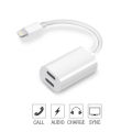 Double Lightning Auido Charging Jack Cable Headphone Converter For iPhone7 7Plus 8 8plus 10