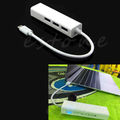 Type C to USB HUB With RJ45 Lan Adapter For Macbook Laptop PC